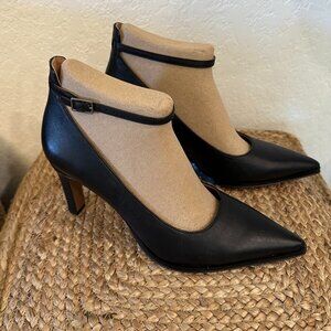 Franco Sarto Adeja Black Leather Pumps - Size 11M - NEW in Box!